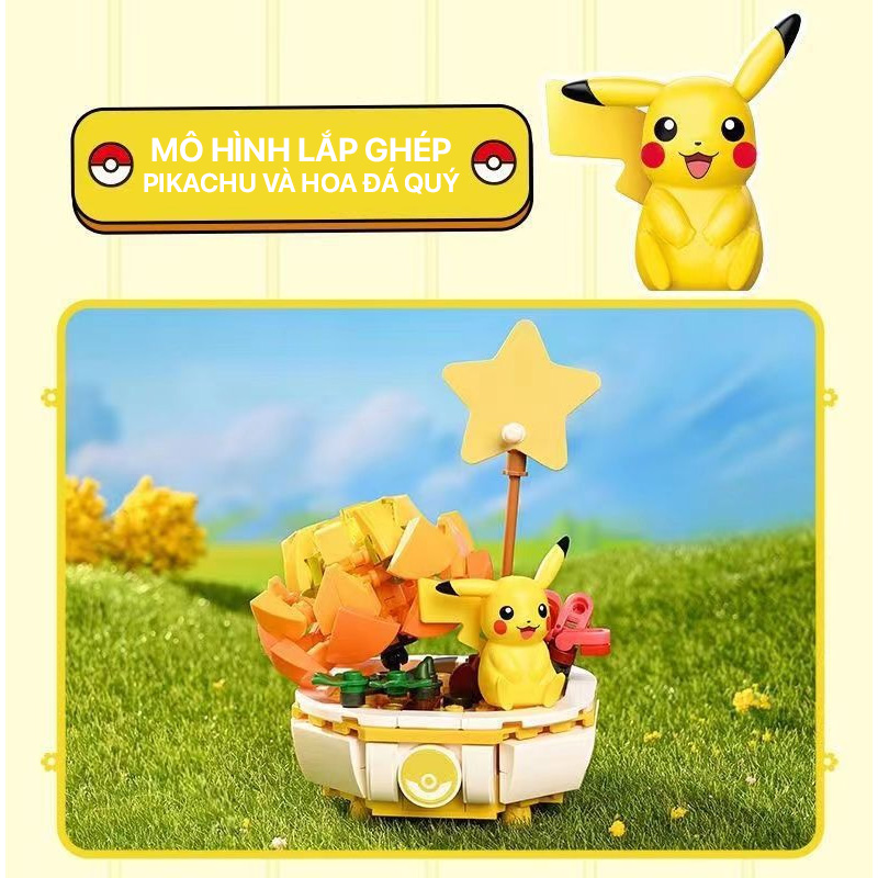 Mô hình lắp ghép - Pikachu K20217 1 mo hinh lap ghep pikachu k20217 01